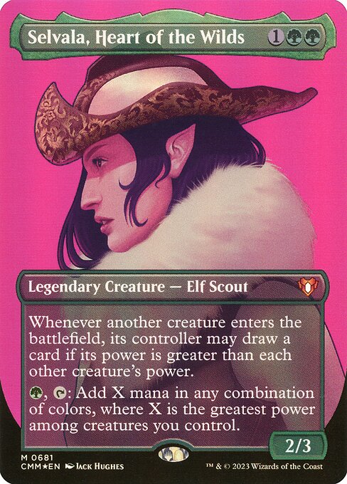 CMM: Selvala, Heart of the Wilds (Textured Foil)