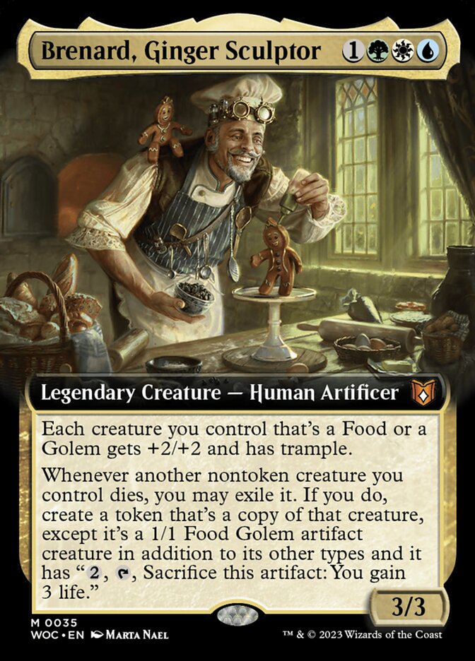 Brenard, Ginger Sculptor (Extended Art) [Foil] :: WOC