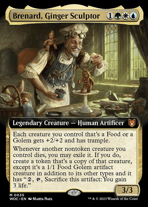 WOC: Brenard, Ginger Sculptor (Extended Art) (Foil)