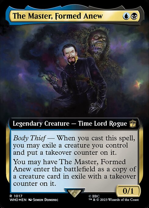 WHO: The Master, Formed Anew (Extended Art) (Surge Foil)