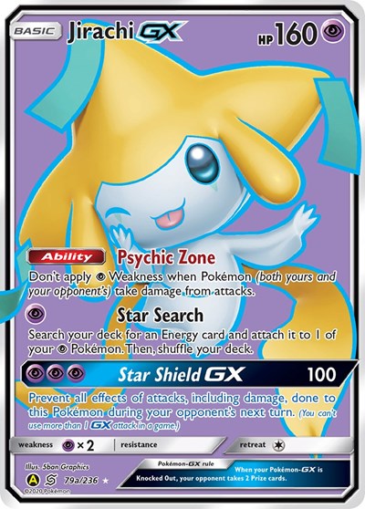 PR: Jirachi GX - 79a/236 (Holofoil)