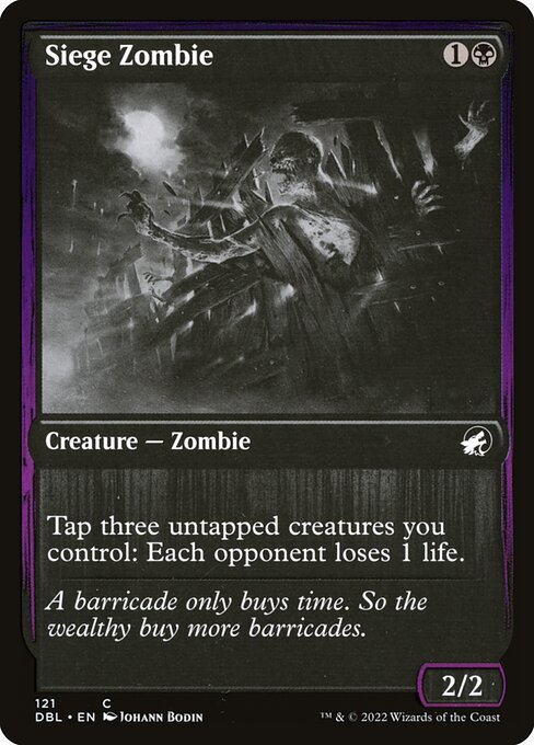 DBL: Siege Zombie
