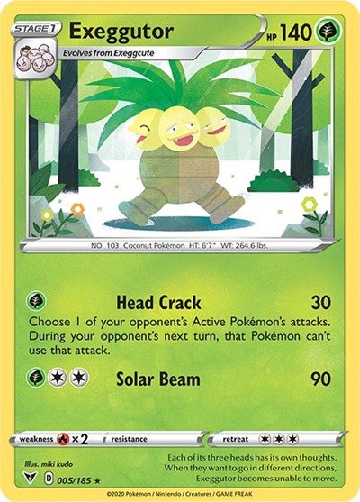 SWSH04: Exeggutor (Reverse Holofoil)
