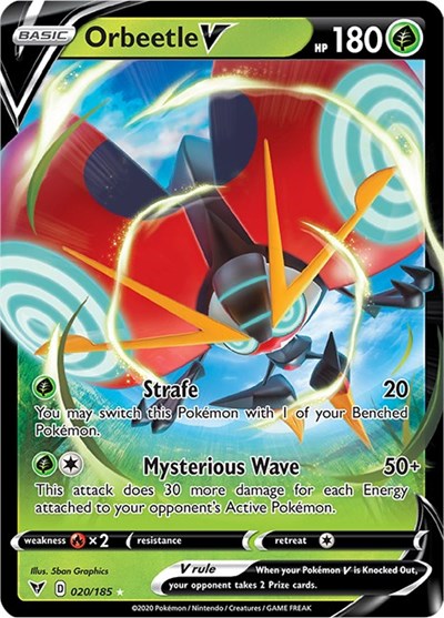 SWSH04: Orbeetle V (Holofoil)