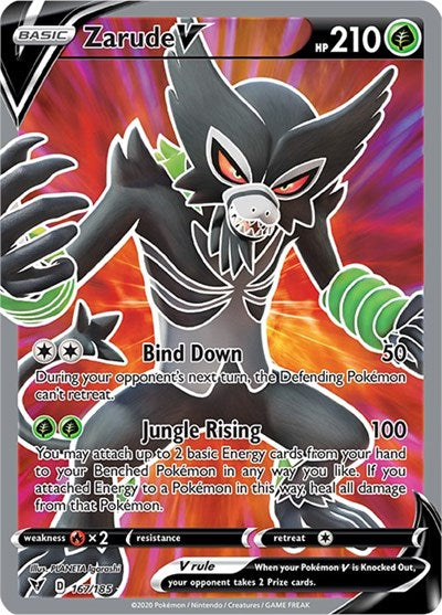 SWSH04: Zarude V (Full Art) (Holofoil)