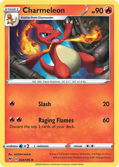 SWSH04: Charmeleon (Reverse Holofoil)