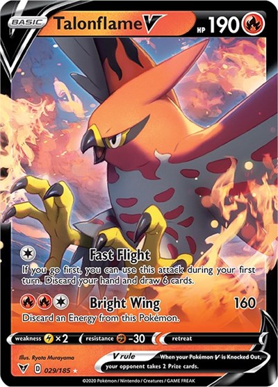 SWSH04: Talonflame V (Holofoil)