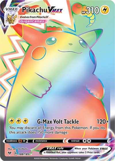 SWSH04: Pikachu VMAX (Secret) (Holofoil)