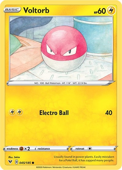 SWSH04: Voltorb (Reverse Holofoil)
