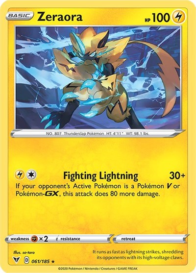 SWSH04: Zeraora (Holofoil)