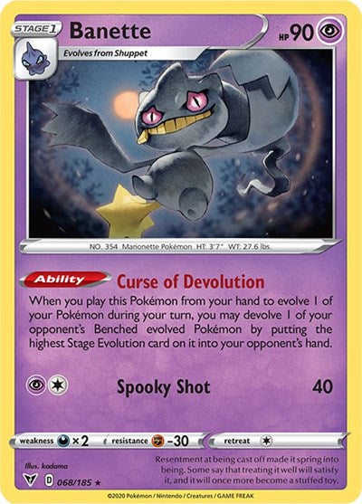 SWSH04: Banette (Reverse Holofoil)