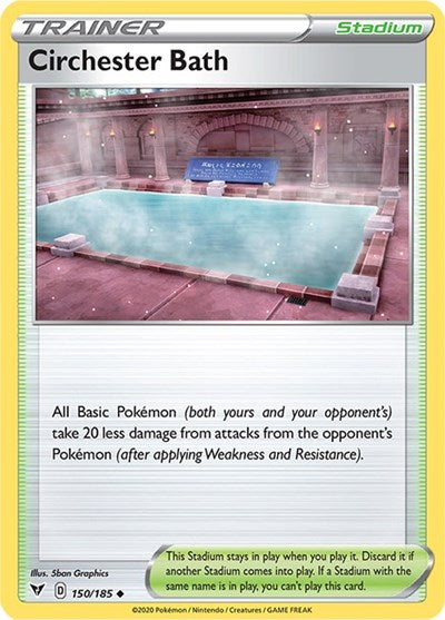 SWSH04: Circhester Bath (Reverse Holofoil)