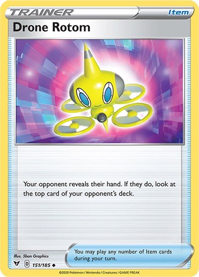 SWSH04: Drone Rotom (Reverse Holofoil)