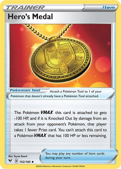 SWSH04: Hero's Medal (Reverse Holofoil)