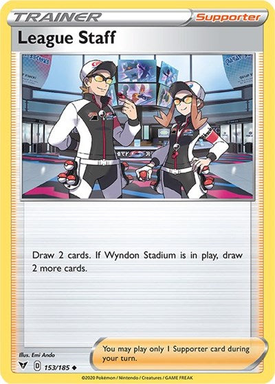 SWSH04: League Staff (Reverse Holofoil)