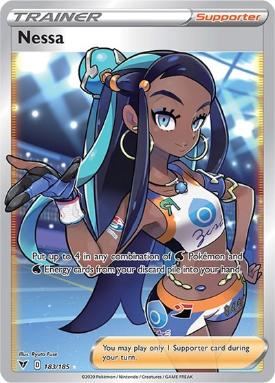 SWSH04: Nessa (Full Art) (Holofoil)