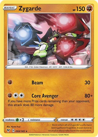 SWSH04: Zygarde (Reverse Holofoil)