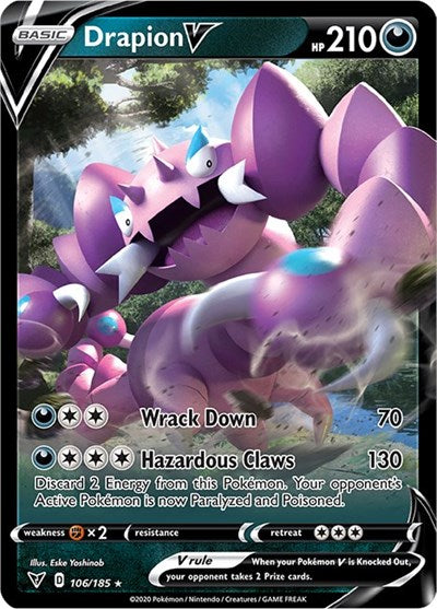 SWSH04: Drapion V (Holofoil)