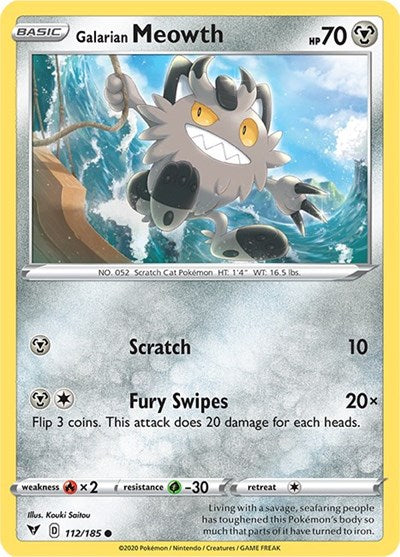 SWSH04: Galarian Meowth