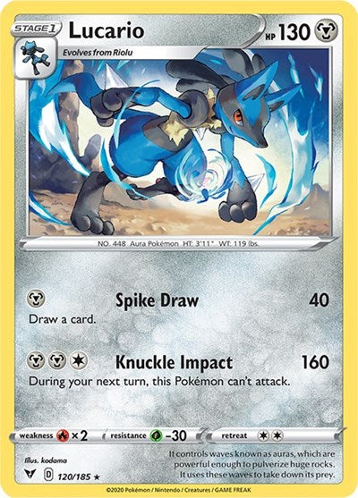SWSH04: Lucario (Reverse Holofoil)