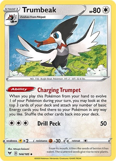 SWSH04: Trumbeak (Reverse Holofoil)