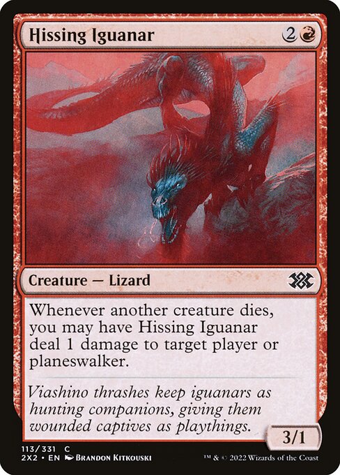 2X2: Hissing Iguanar (Foil)