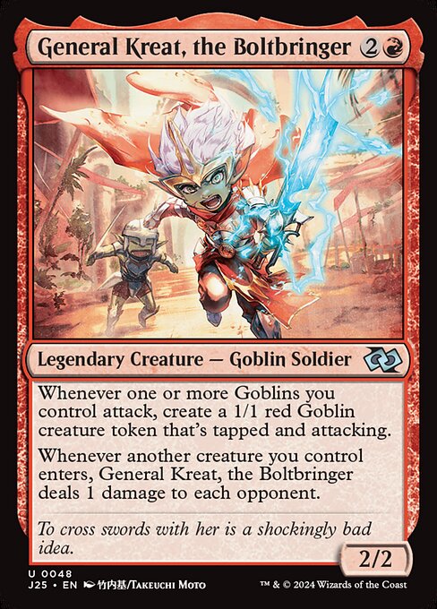 J25: General Kreat, the Boltbringer (Anime) (Foil)