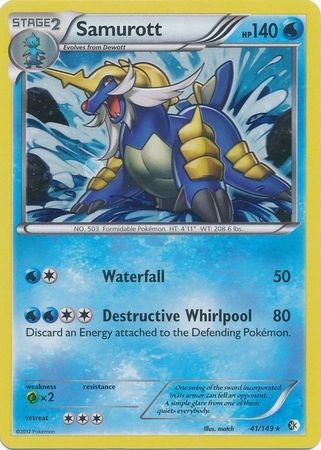 BLE: Samurott - 41/149 (Cosmos Holo) (Holofoil)