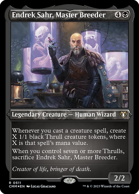 CMM: Endrek Sahr, Master Breeder (Foil Etched)
