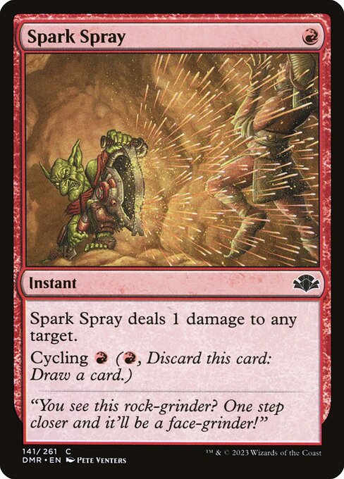 DMR: Spark Spray
