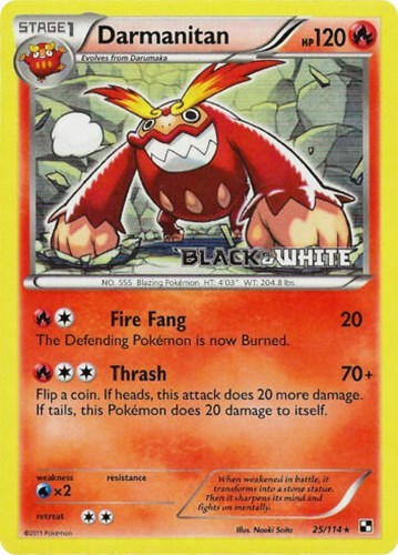 PR: Darmanitan - 25/114 (Prerelease) (Holofoil)