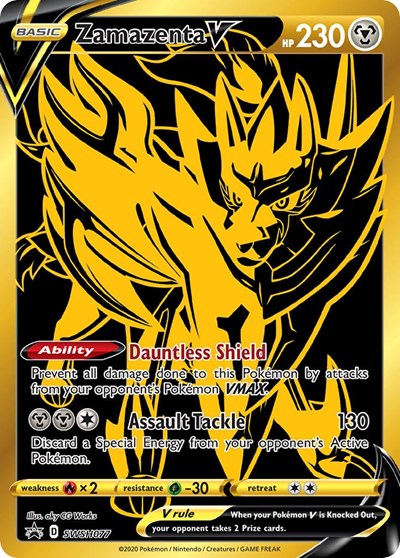 SWSD: Zamazenta V - SWSH077 (Holofoil)