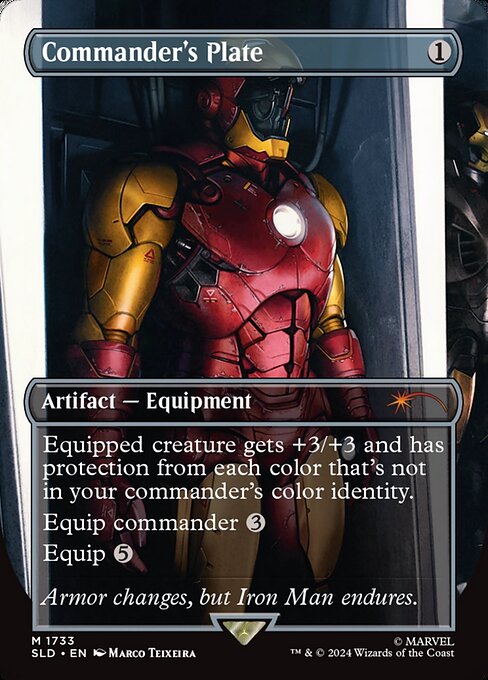 SLD: Commander's Plate (1733) (Foil)