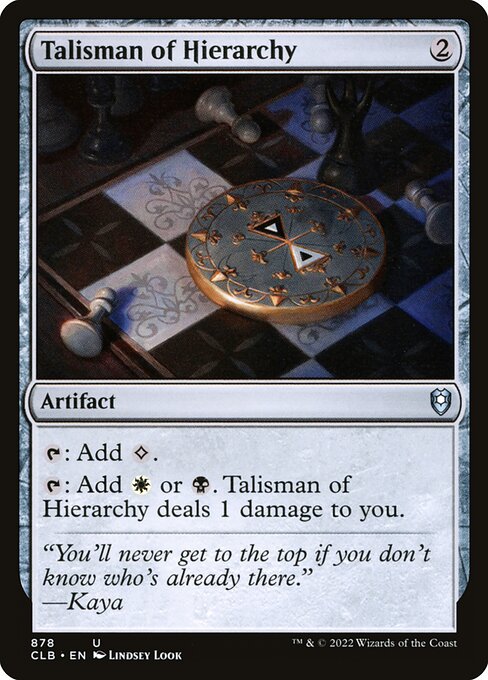 CLB: Talisman of Hierarchy