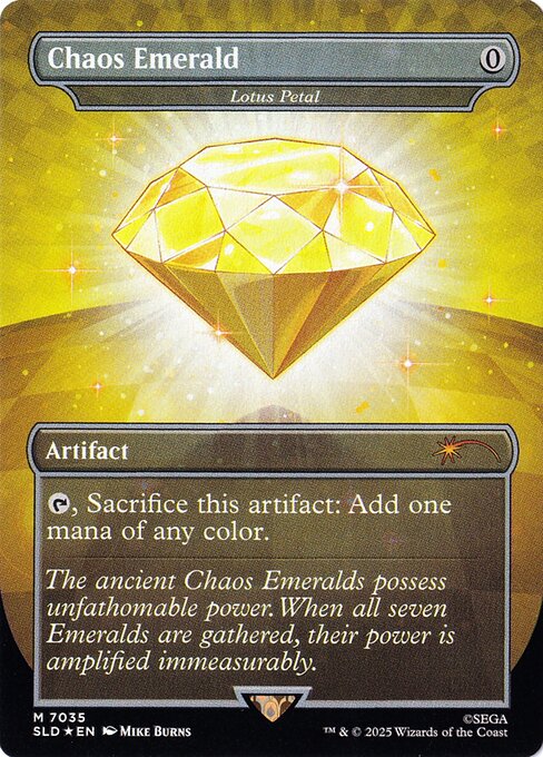 SLD: Chaos Emerald - Lotus Petal (7035) (Foil)