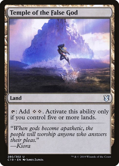 C19: Temple of the False God