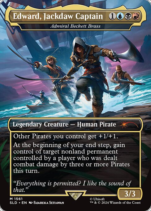 SLD: Edward, Jackdaw Captain - Admiral Beckett Brass