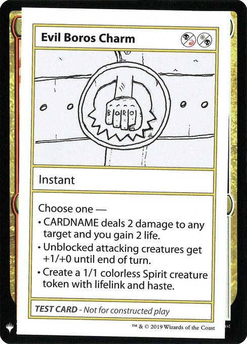 CMB1: Evil Boros Charm