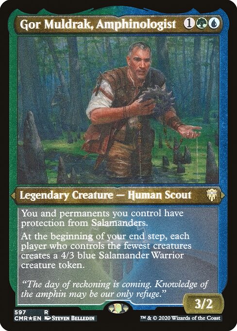 CMR: Gor Muldrak, Amphinologist (Foil Etched)