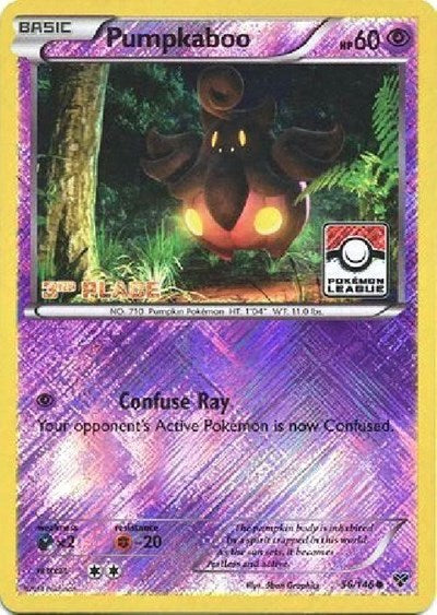 PR: Pumpkaboo - 56/146 (Pokemon League) [3rd Place] (Reverse Holofoil)