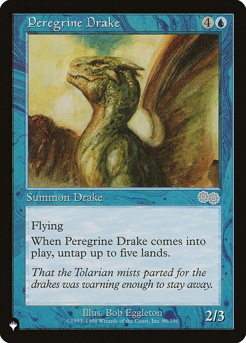 PLST: Peregrine Drake