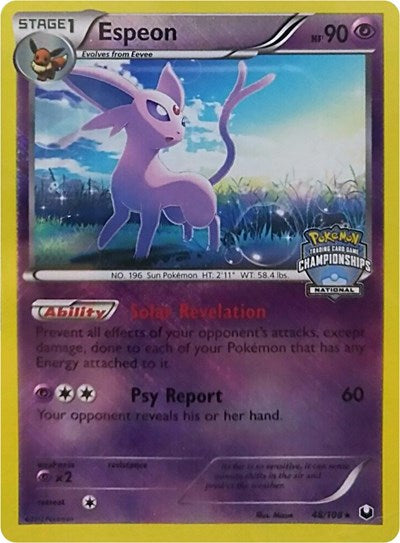 PR: Espeon - 48/108 (National Championships) (Reverse Holofoil)