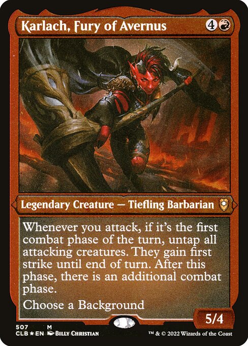 CLB: Karlach, Fury of Avernus (Foil Etched)