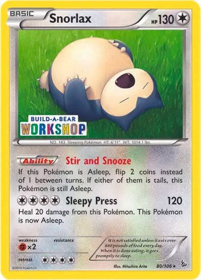 MCAP: Snorlax - 80/106 (Build-a-Bear Workshop Exclusive)