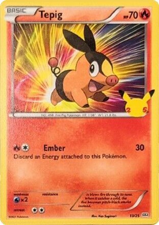 MCD21: Tepig - 13/25 (Holofoil)