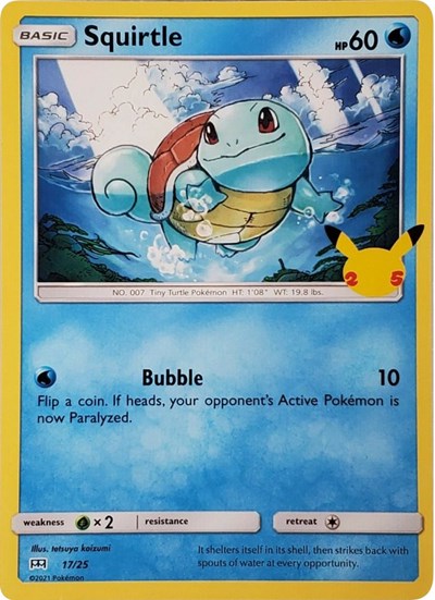 MCD21: Squirtle - 17/25 (Holofoil)