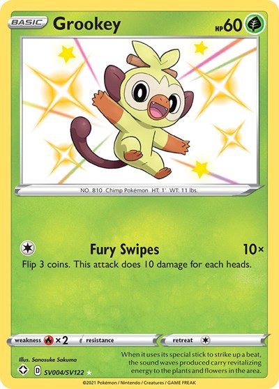 SHFSV: Grookey (Holofoil)