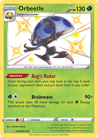 SHFSV: Orbeetle (Holofoil)