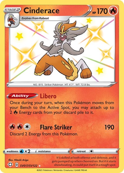 SHFSV: Cinderace (Holofoil)
