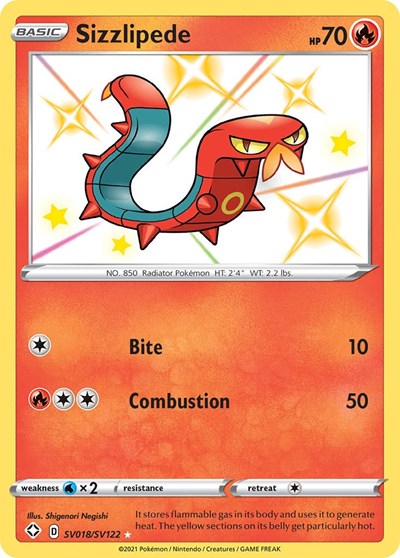 SHFSV: Sizzlipede (Holofoil)